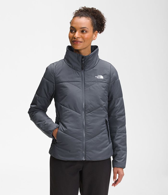 Plumifero The North Face Mujer Explore Farther - Colombia TFKMXQ720 - Gris